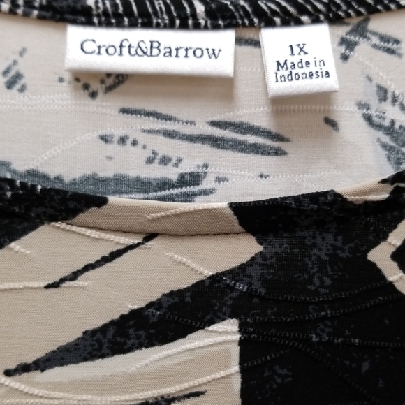 *bundle 3/$20* Croft&Barrow 1X EUC top - Picture 2 of 4